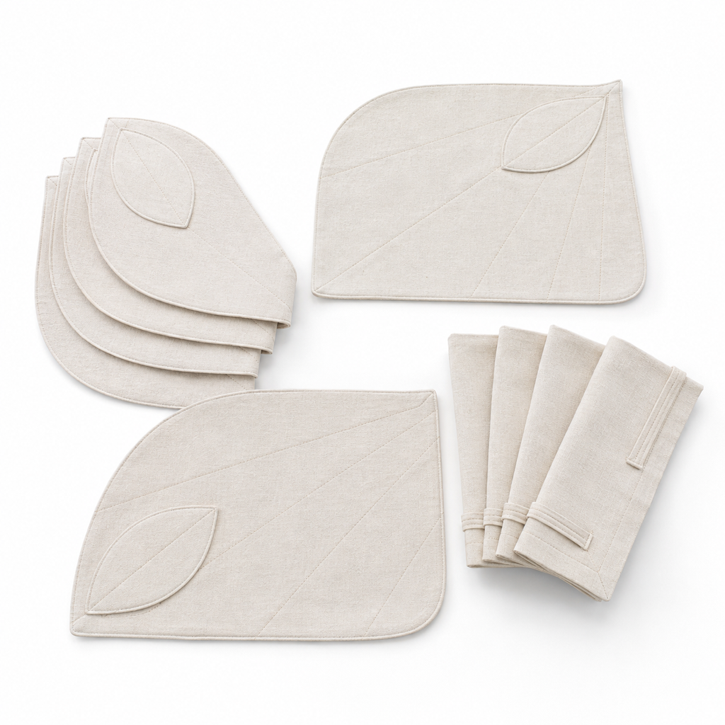 PivotLeaf Reversible Dining Textile Set
