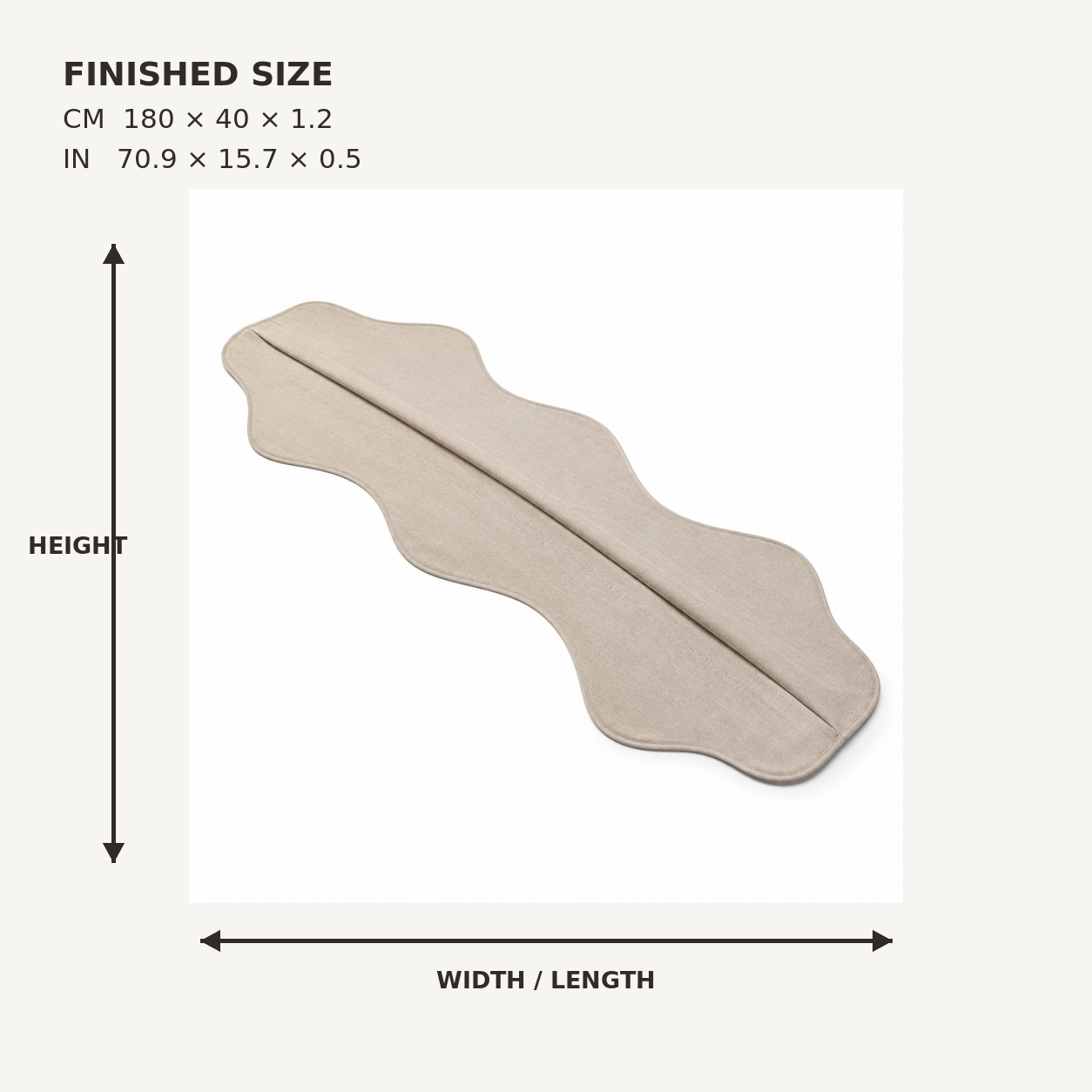 FoldCurrent Spine-Pleat Runner