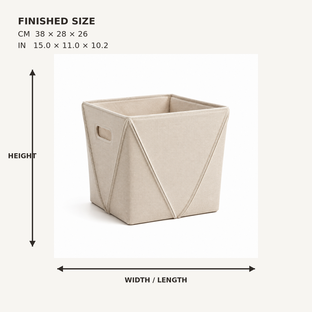 FoldRidge Collapsible Storage Basket