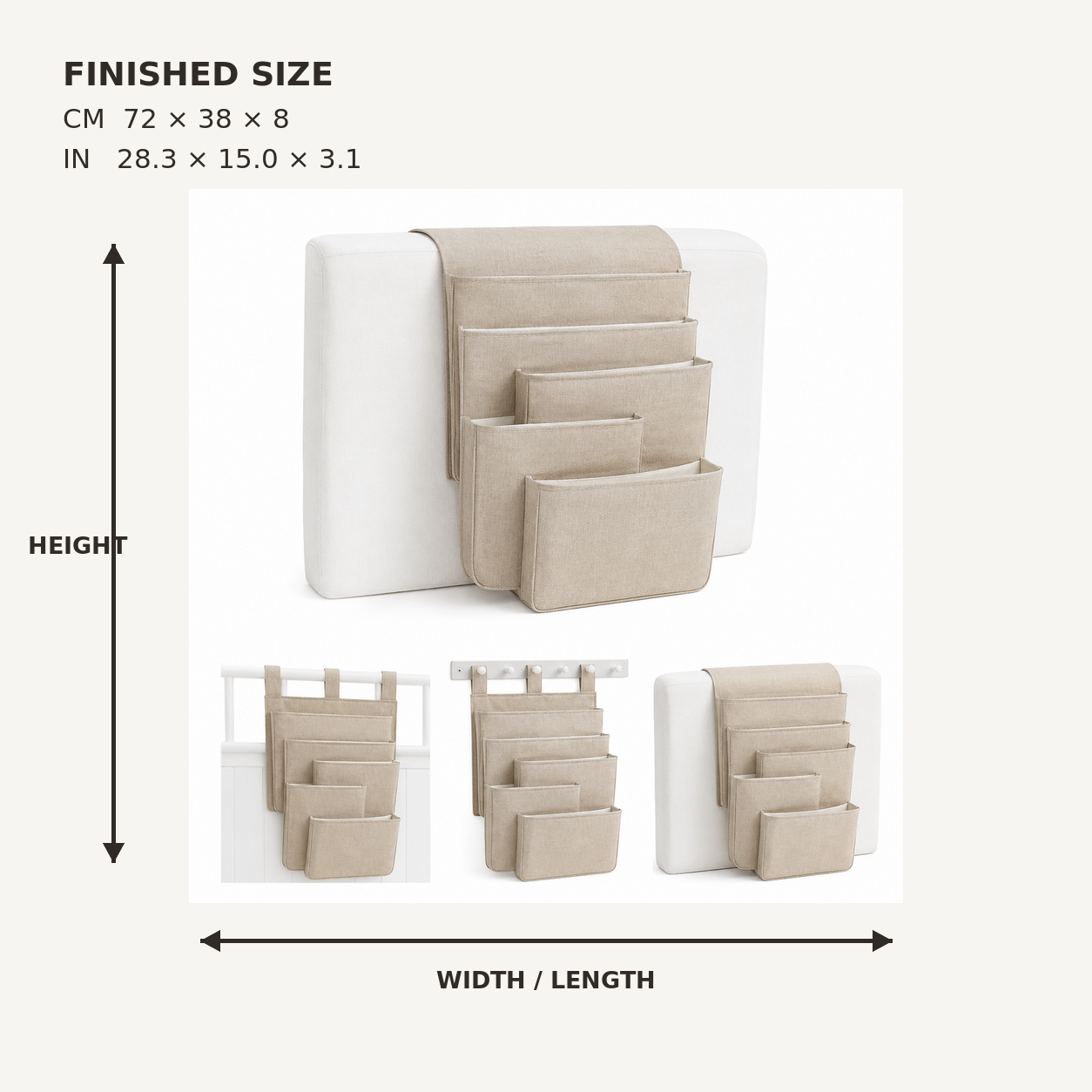 CascadeCell Hanging Fabric Caddy
