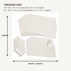LoomPocket Reversible Dining Textile Set