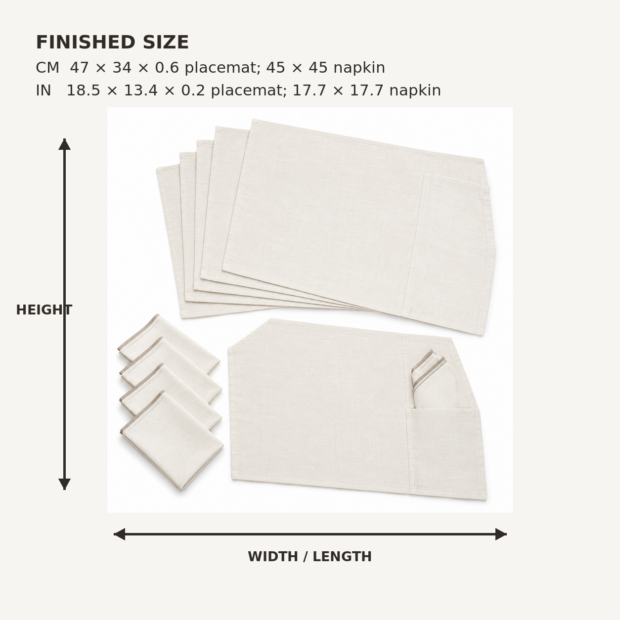 LoomPocket Reversible Dining Textile Set