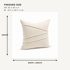 ArcRelay Pleated Cushion Cover