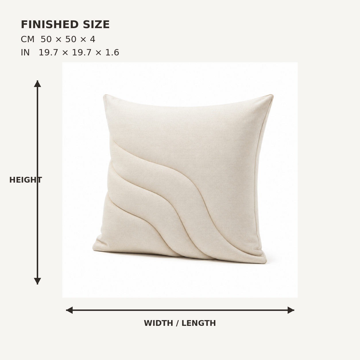 MesaWave Layered Cushion Cover