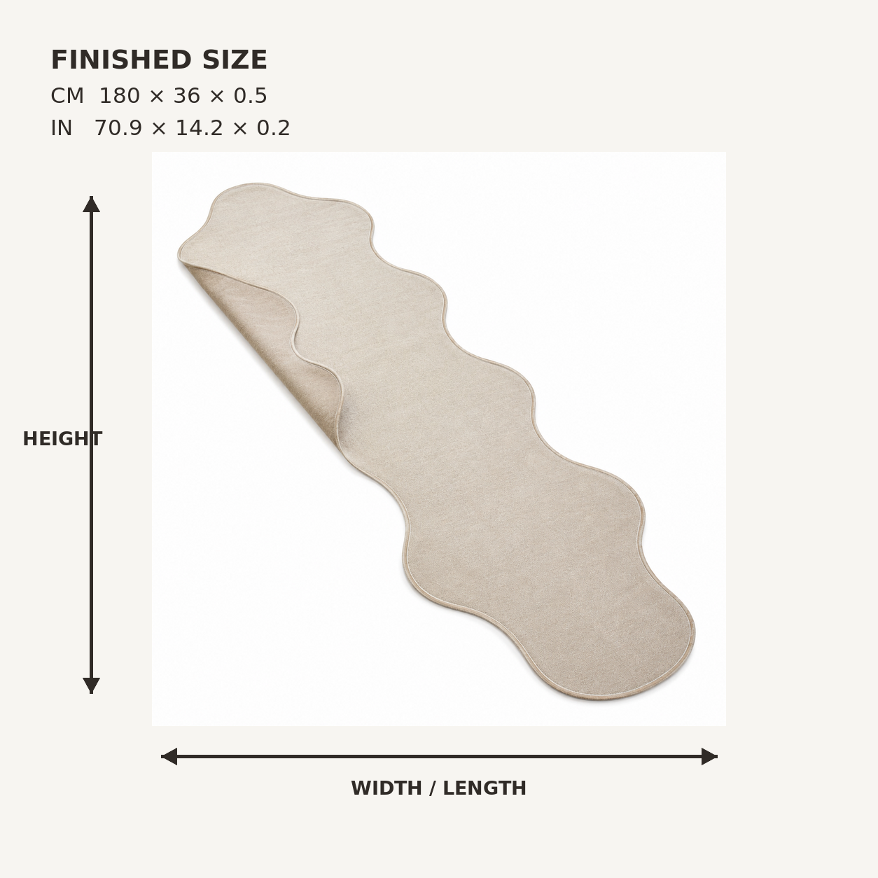 TideCut Reversible Table Runner