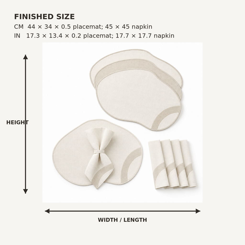 OffsetHalo Reversible Dining Textile Set