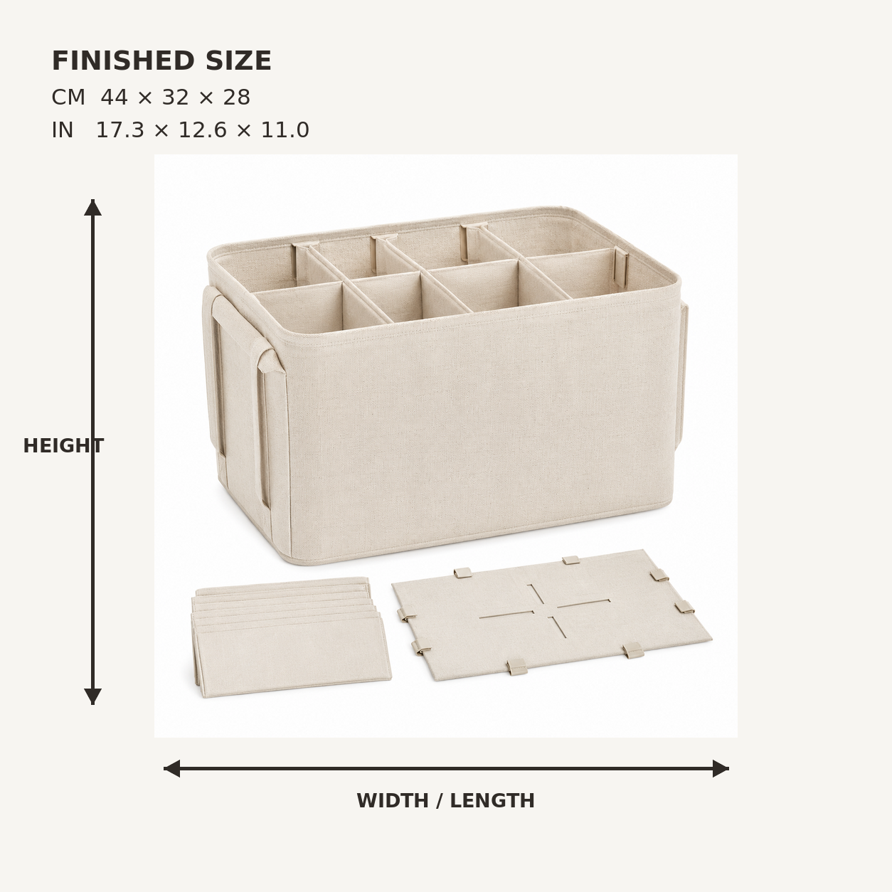 SpanGrid Modular Storage Basket