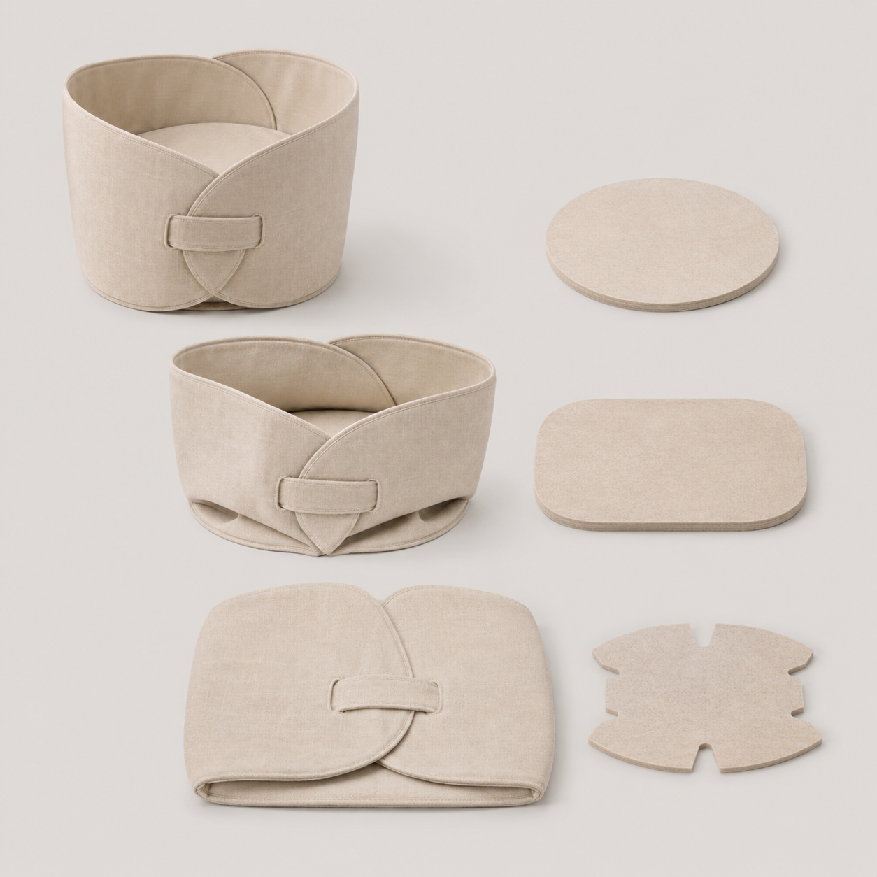 PetalLock Collapsible Catchall Basket