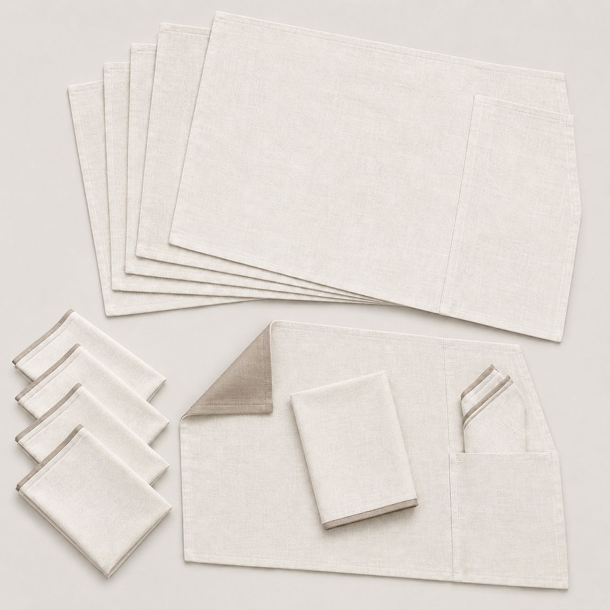 LoomPocket Reversible Dining Textile Set