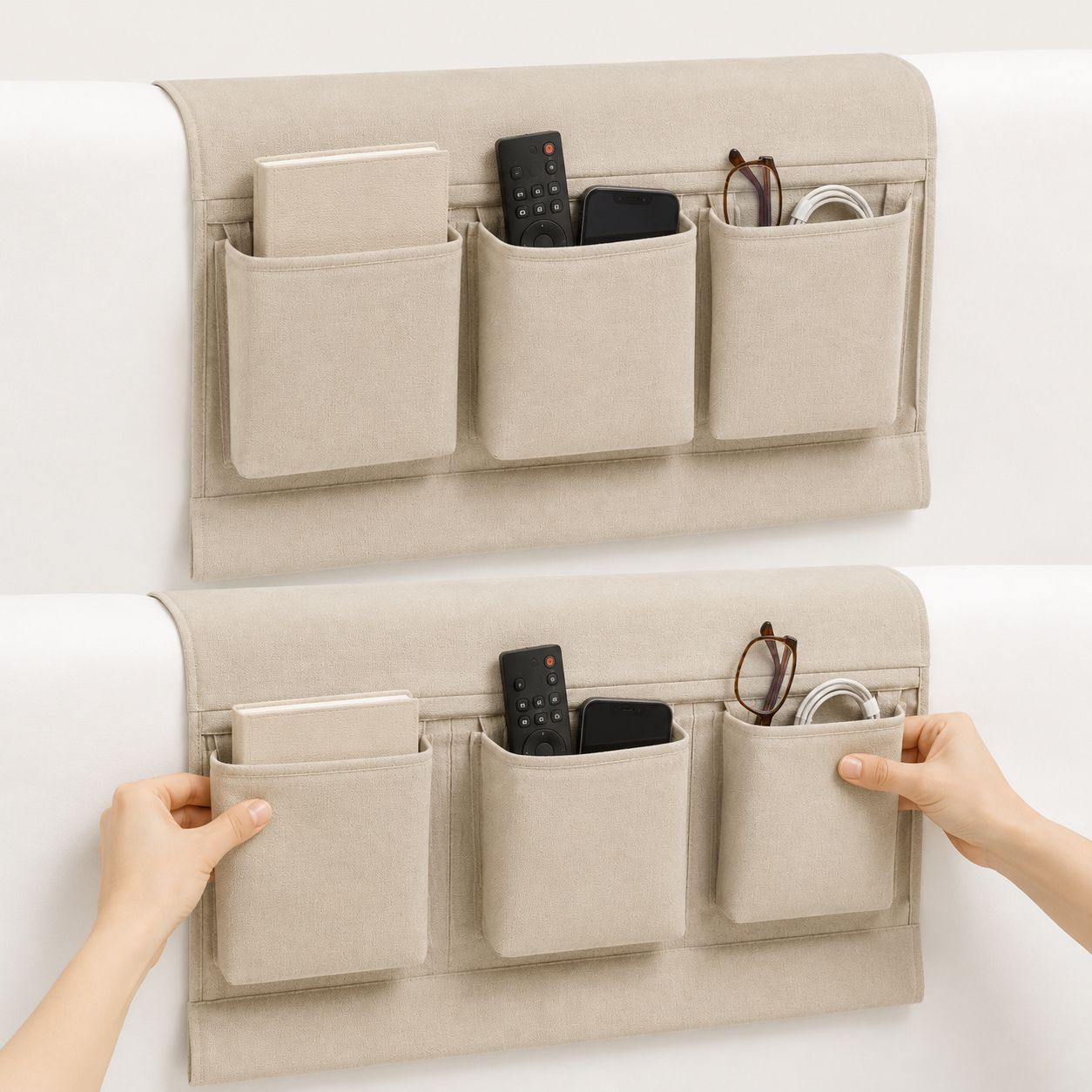DriftRail Bedside Fabric Caddy