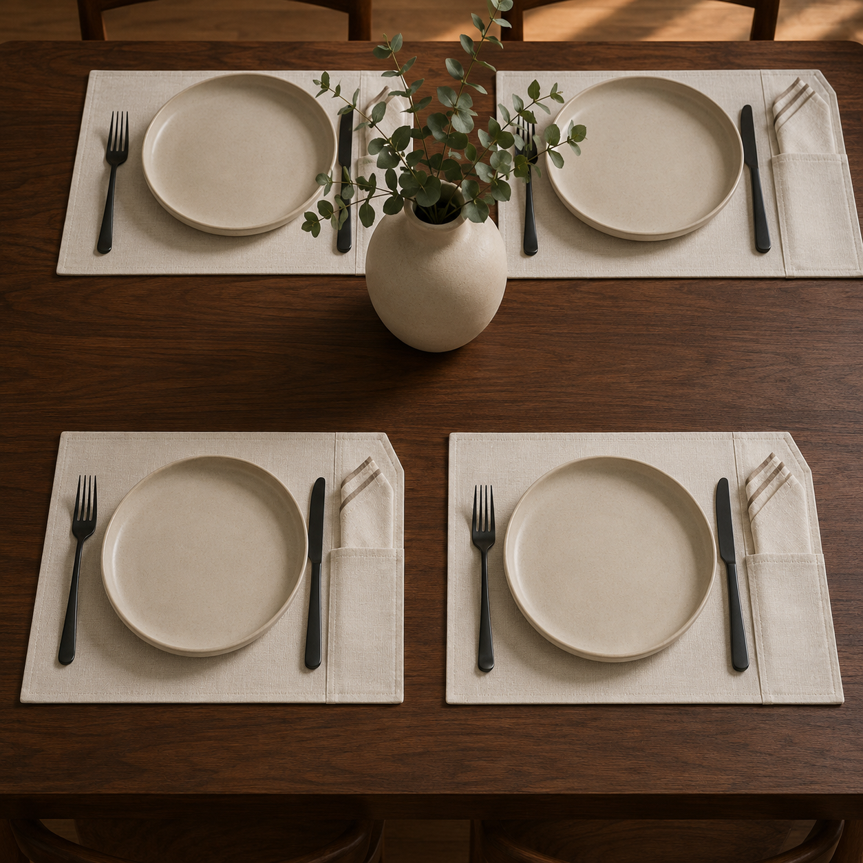 LoomPocket Reversible Dining Textile Set