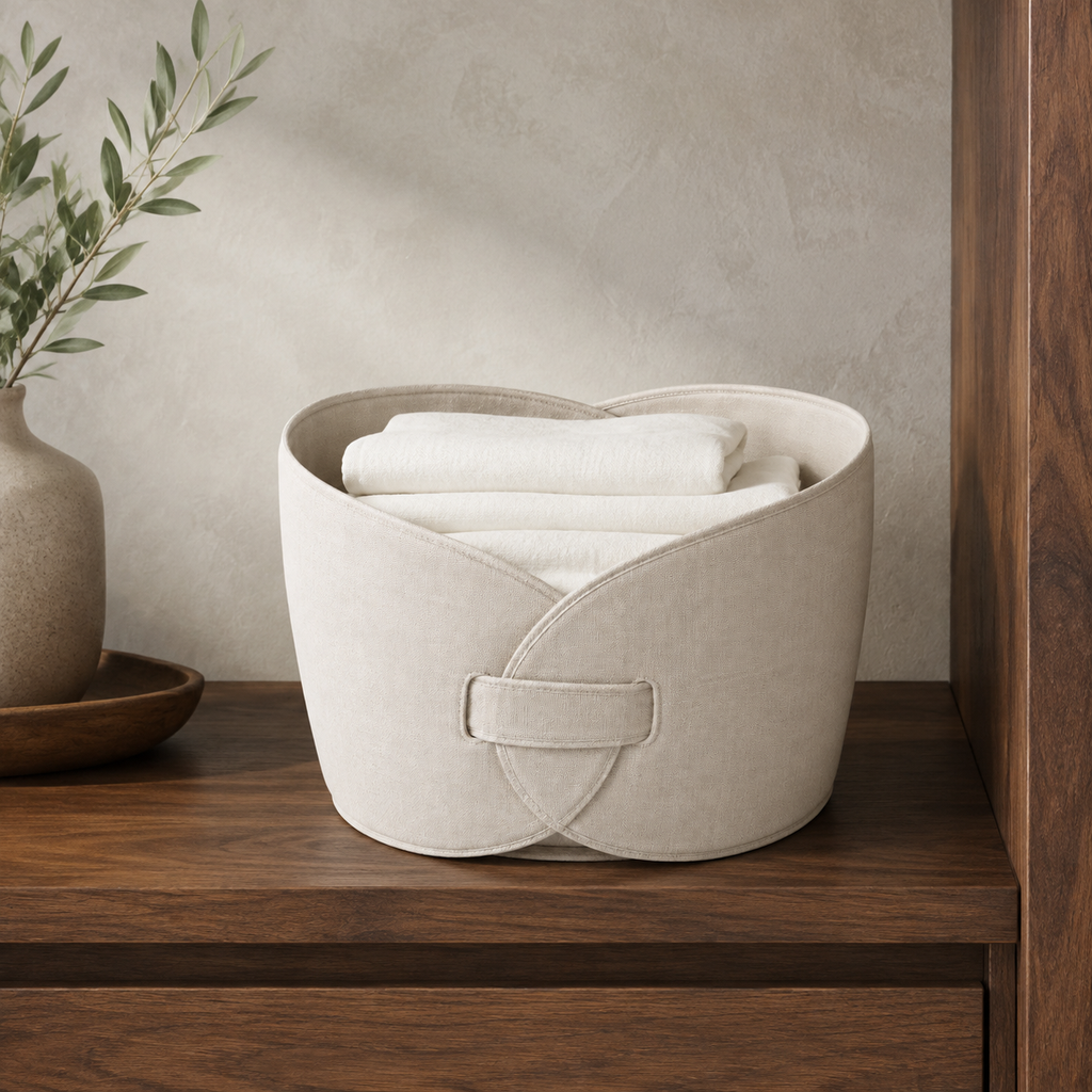 PetalLock Collapsible Catchall Basket