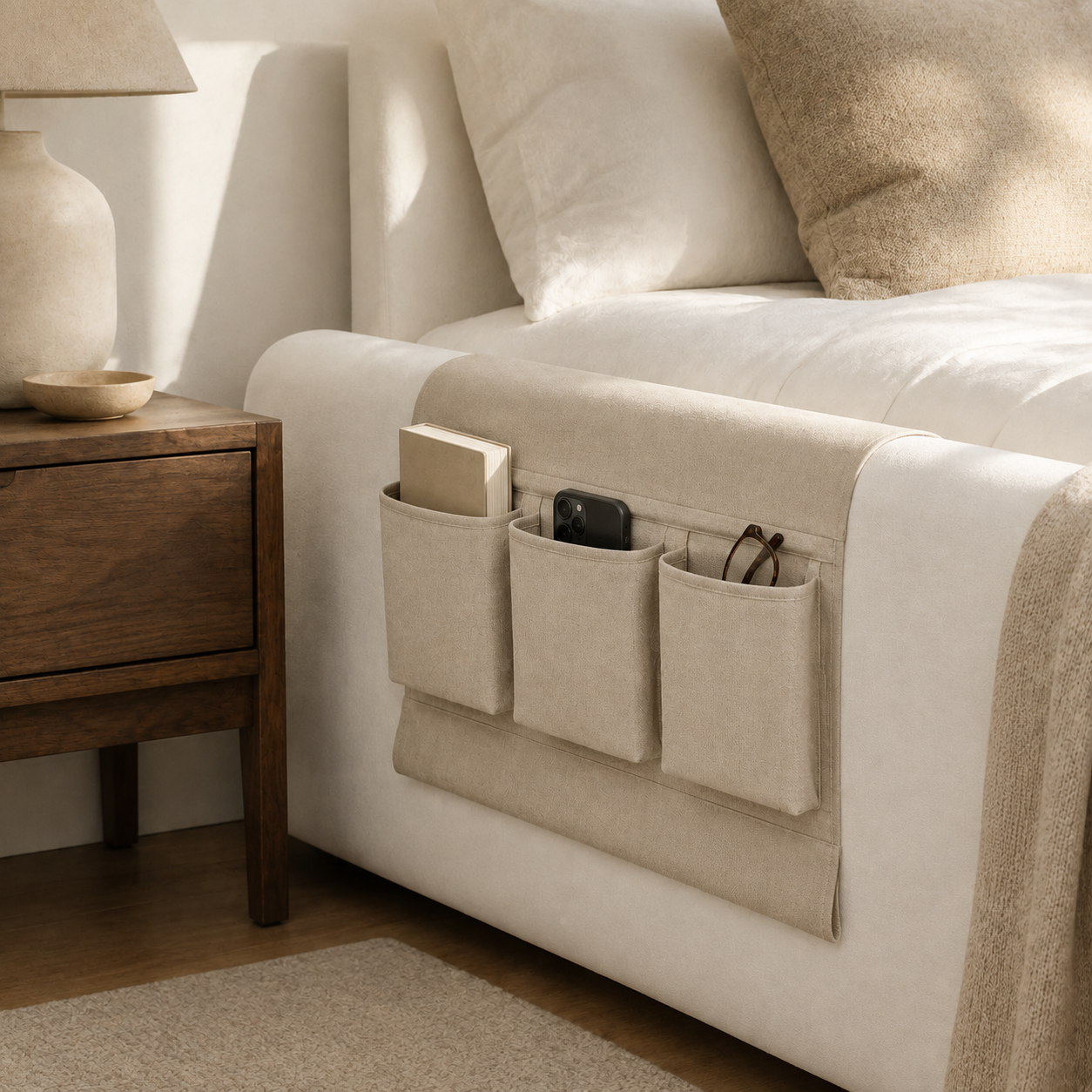 DriftRail Bedside Fabric Caddy