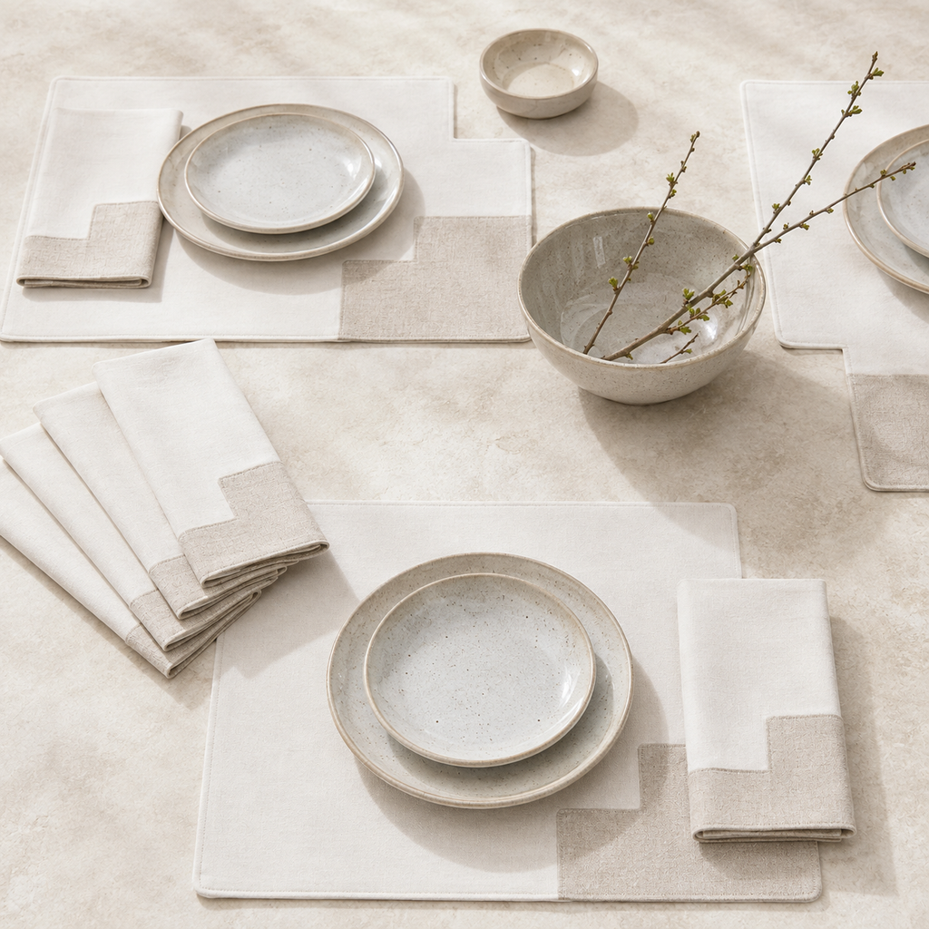 SplitMesa Reversible Dining Textile Set