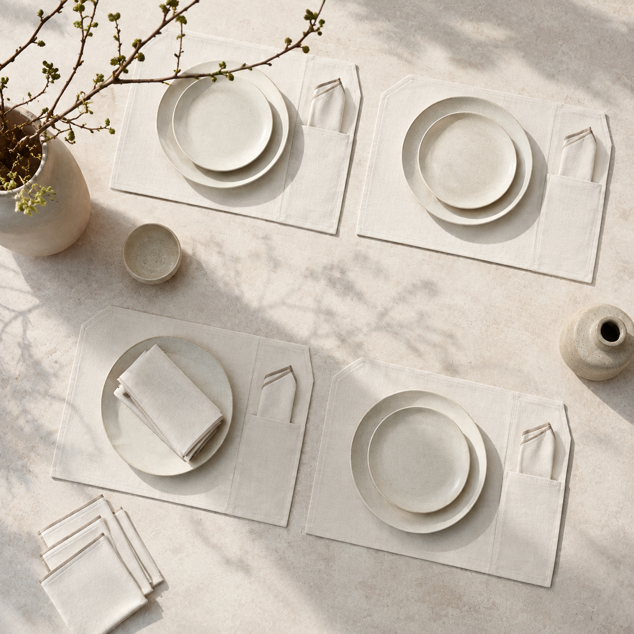 LoomPocket Reversible Dining Textile Set