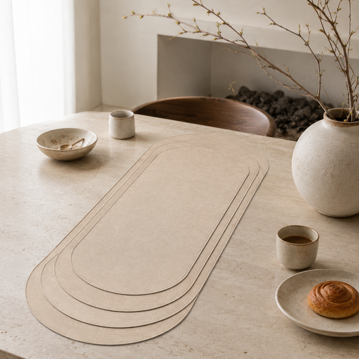 CrescentStep Layered Table Runner