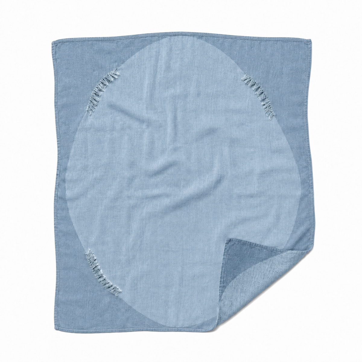 HaloFringe Reversible Linen Throw